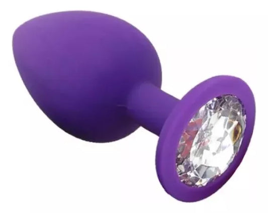 PLUG ANAL | Dilatador flexible silicona y cristal