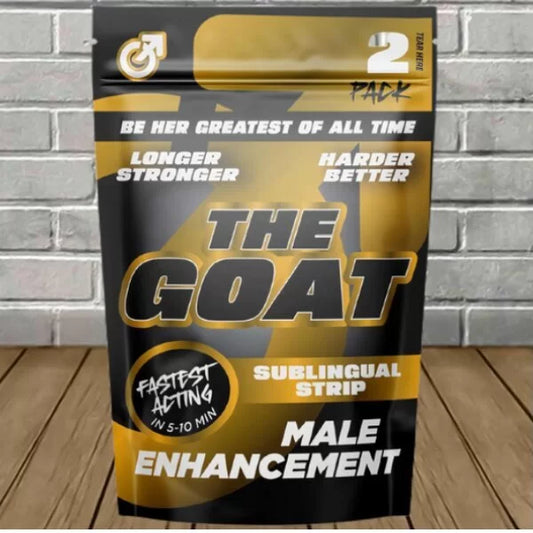 The GOAT | Tiras Sublinguales para Potenciación Masculina  (2 unidades)