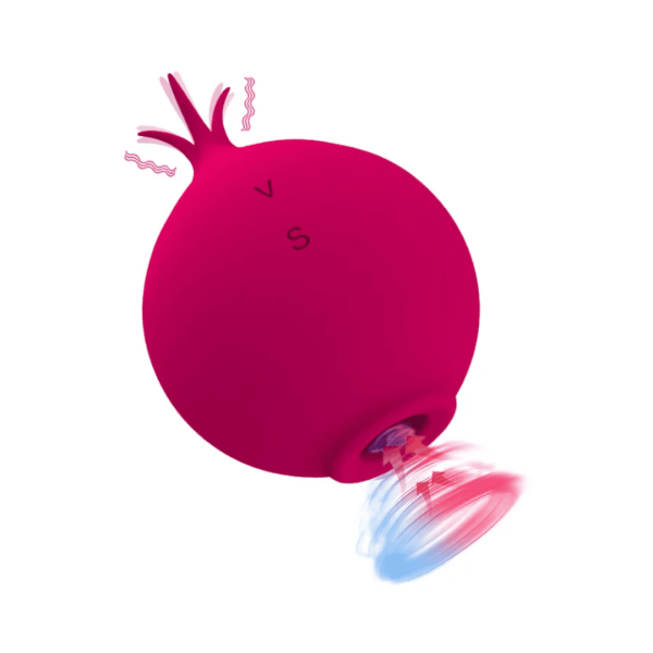 Vibrador y succionador Granate MF1033