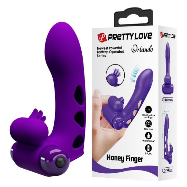 Vibrador para dedo Orlando PRETTYLOVE BI-014836-1