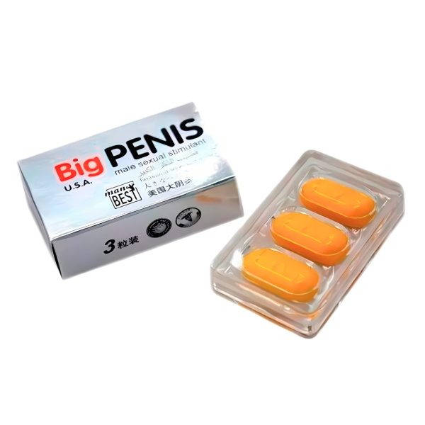 Estimulante sexual BigPenis 3 cápsulas