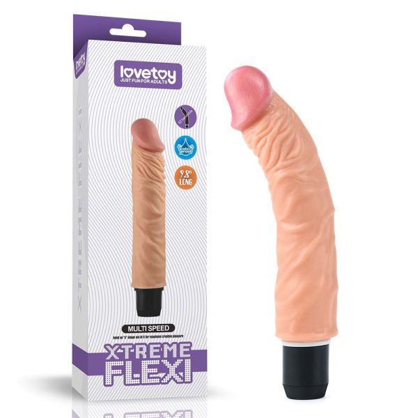 Dildo vibrador Xtreme Flexi 24cm Lovetoy LV1014