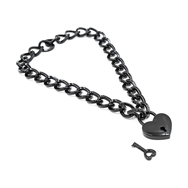 Collar candado de corazón RYWC-250-B